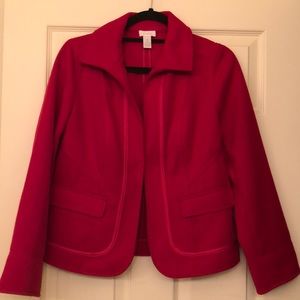 Chico’s beautiful red jacket